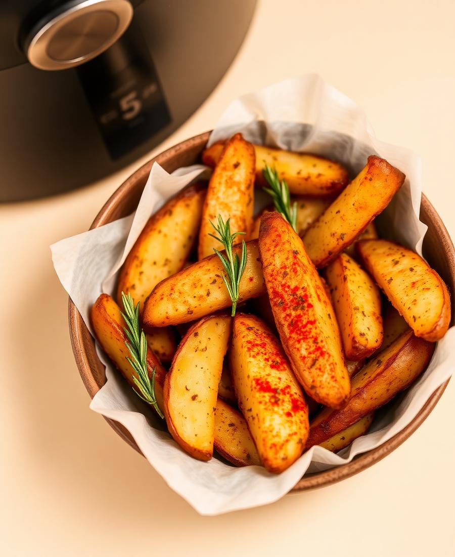 Batata rústica temperada